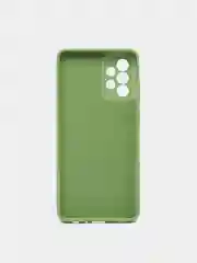 Лесной зеленый чехол Silicone Case для Samsung Galaxy A72 с защитой камеры