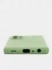 Лесной зеленый чехол Silicone Case для Samsung Galaxy A72 с защитой камеры