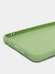 Лесной зеленый чехол Silicone Case для Samsung Galaxy A72 с защитой камеры