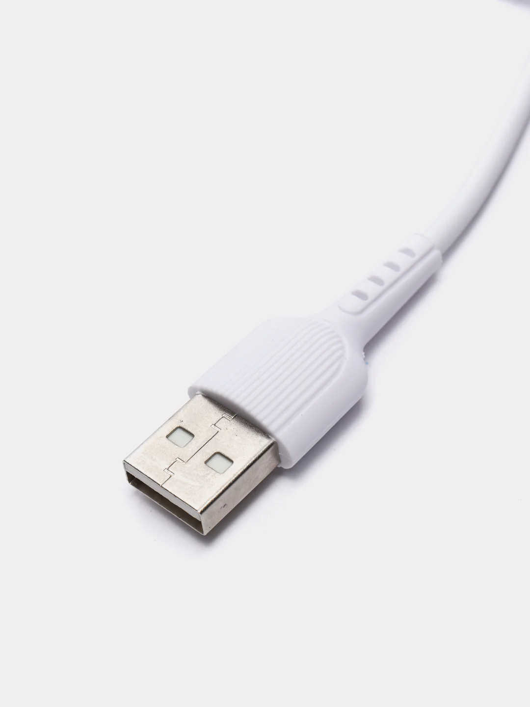 Белый кабель зарядный для IPhone (1метр), белый "Borofone BX"