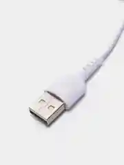 Белый кабель зарядный для IPhone (1метр), белый "Borofone BX"