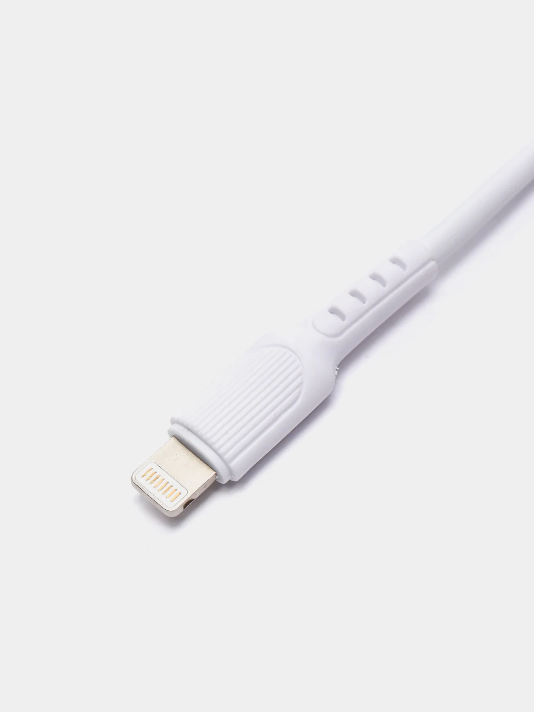 Белый кабель зарядный для IPhone (1метр), белый "Borofone BX"