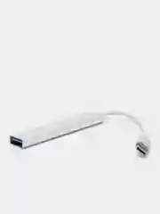 Серебряный usb xаб концентратор USB 3.0 Type-C