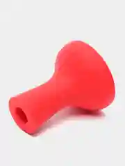Чаша силиконовая с бортиком (Красная)