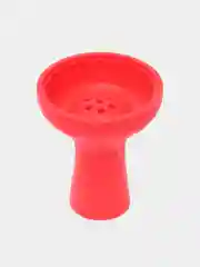 Чаша силиконовая с бортиком (Красная)