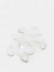 Молочный полубусины фигурные "Сердце"