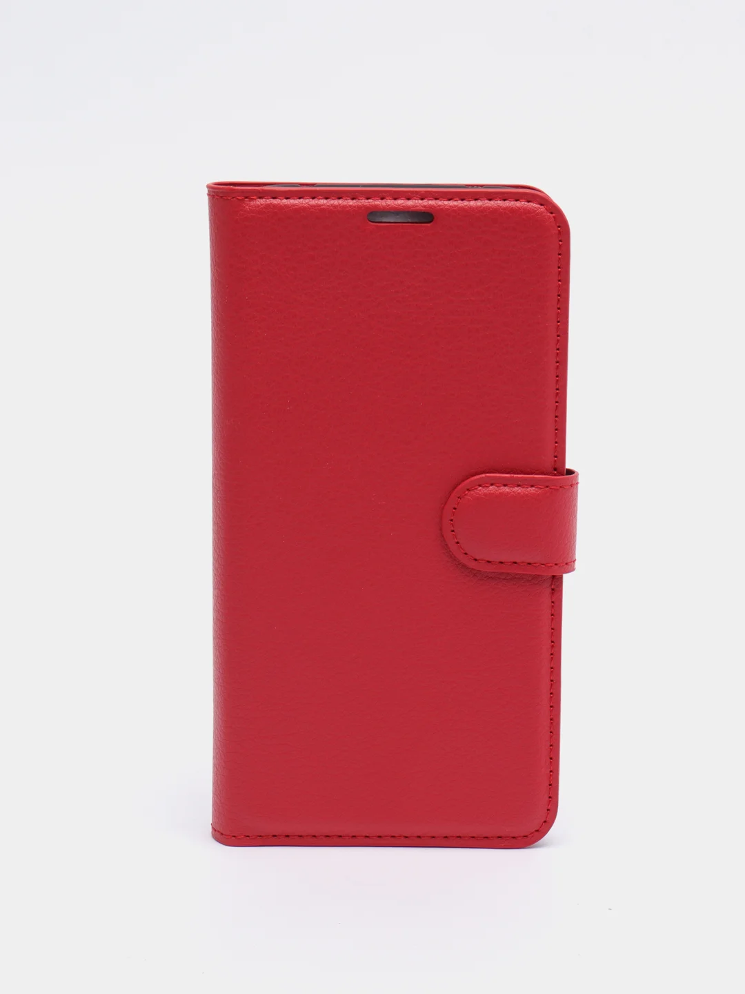 Красный чехол-книжка Xiaomi Redmi 8 с магнитной застежкой и визитницей