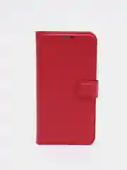 Красный чехол-книжка Xiaomi Redmi 8 с магнитной застежкой и визитницей
