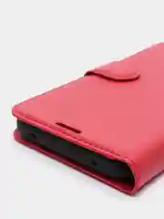 Красный чехол-книжка Xiaomi Redmi 8 с магнитной застежкой и визитницей