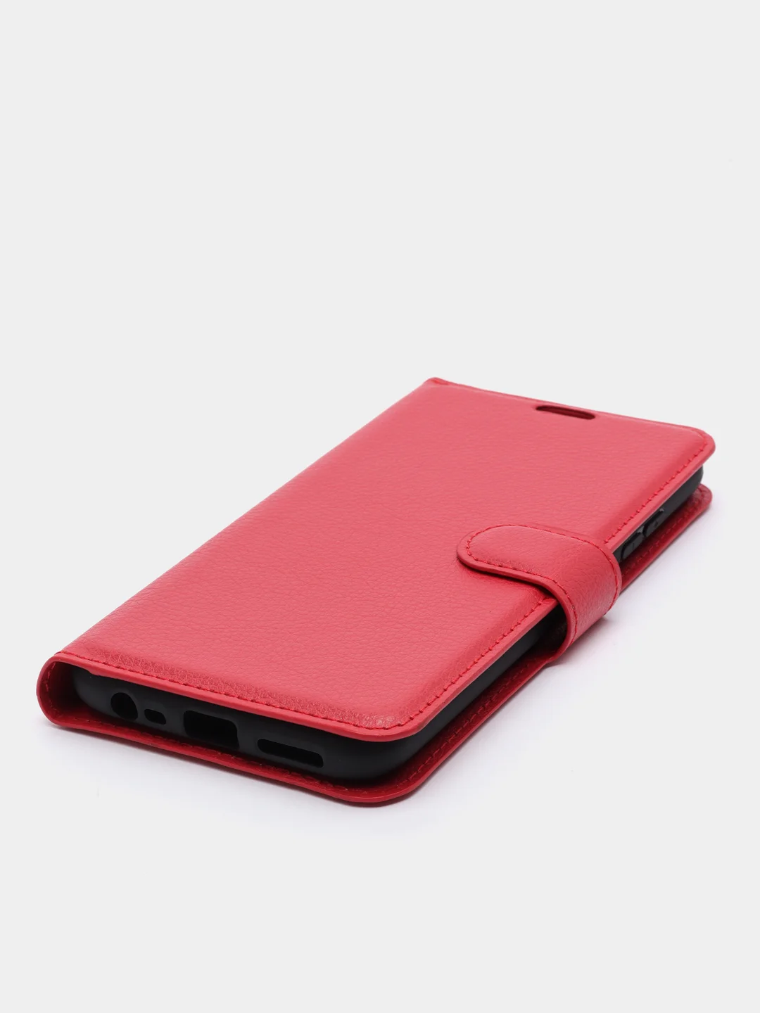 Красный чехол-книжка Xiaomi Redmi 8 с магнитной застежкой и визитницей