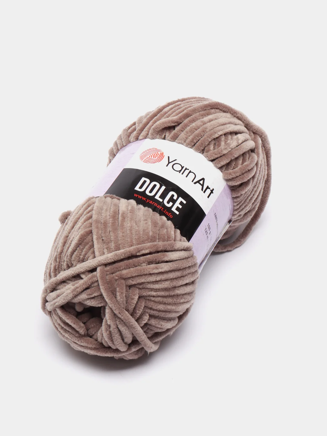 Бежевый меланж пряжа плюшевая YarnArt Dolce