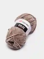 Бежевый меланж пряжа плюшевая YarnArt Dolce
