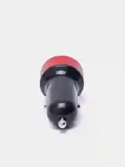 Красный автомобильное зарядное устройство, 2 USB, QC 3.0, быстрая зарядка, 2,4 А