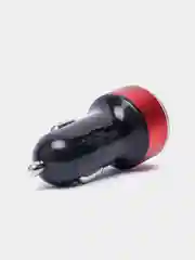 Красный автомобильное зарядное устройство, 2 USB, QC 3.0, быстрая зарядка, 2,4 А