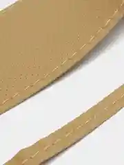 Бежевый оплетка на руль из экокожи / чехол на руль из экокожи