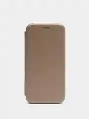 Золотой чехол книжка Samsung Galaxy S7 Edge (Самсунг Галакси С7 Эдж)