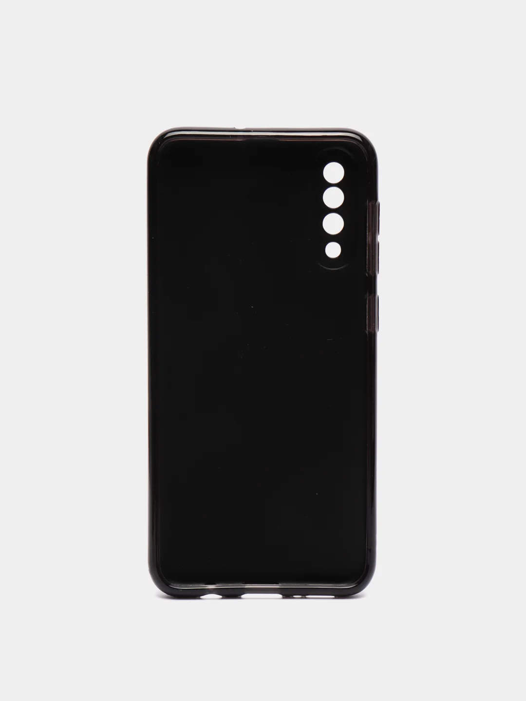 Черный чехол Samsung Galaxy A50 / A50s / A30s блестящий сияющий с защитой камеры