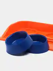 Оранжевый набор мисок с поддоном / Zoo Plast