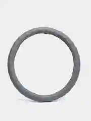Серый оплетка чехол на руль M 37-39 см экокожа Волна