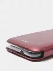Пурпурный чехол-книжка на Samsung Galaxy J1 2016 (J120), Самсунг Галакси Джи1 2016 (Джи120)