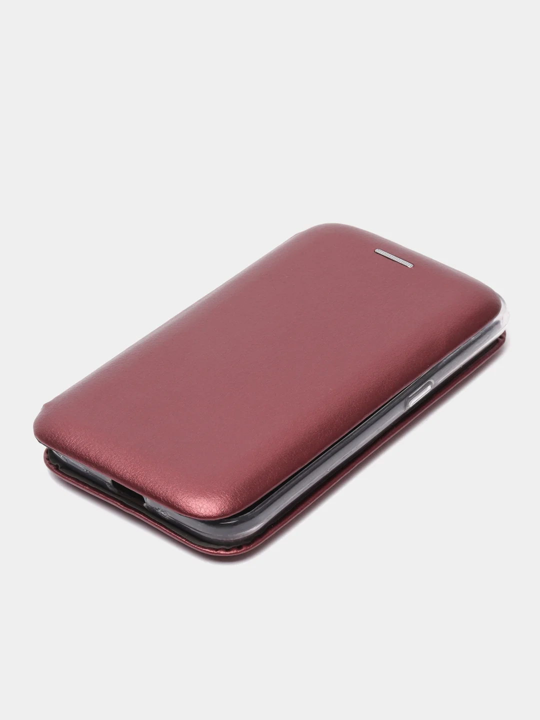Пурпурный чехол-книжка на Samsung Galaxy J1 2016 (J120), Самсунг Галакси Джи1 2016 (Джи120)