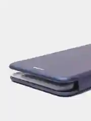 Синий чехол-книжка Samsung Galaxy A02 / M02 2021 / Самсунг Галакси А02 / М02