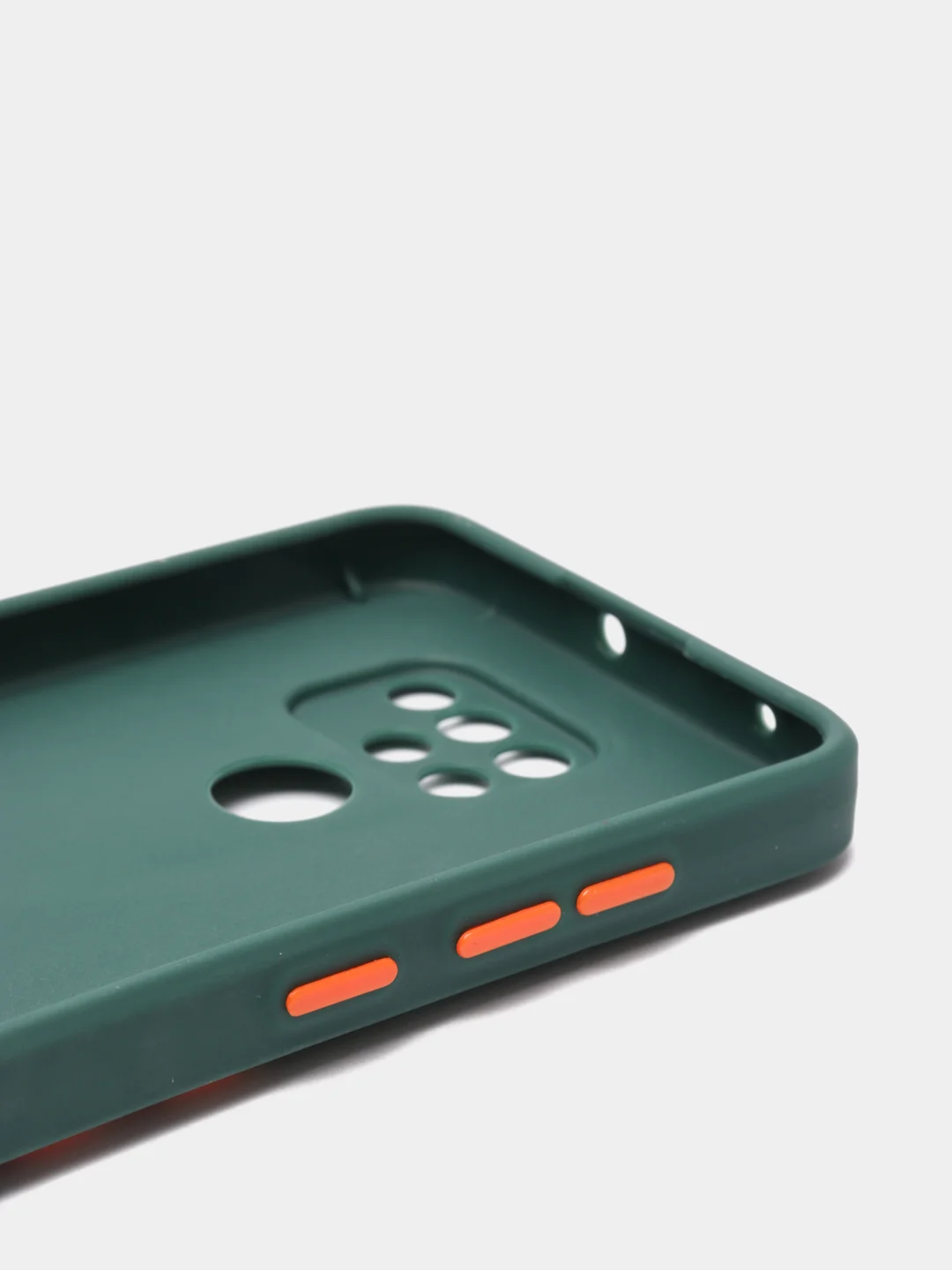 Зеленый усиленный силиконовый чехол для Xiaomi Redmi 10X