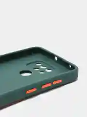 Зеленый усиленный силиконовый чехол для Xiaomi Redmi 10X