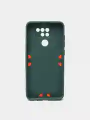 Зеленый усиленный силиконовый чехол для Xiaomi Redmi 10X