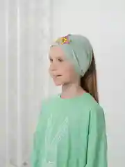 Зелёный хаки косынка для девочки