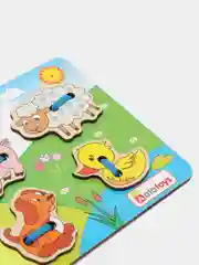Деревянная развивающая игрушка - Шнуровка Ферма и Саванна