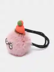 Конфетный резинки с меховым шариком