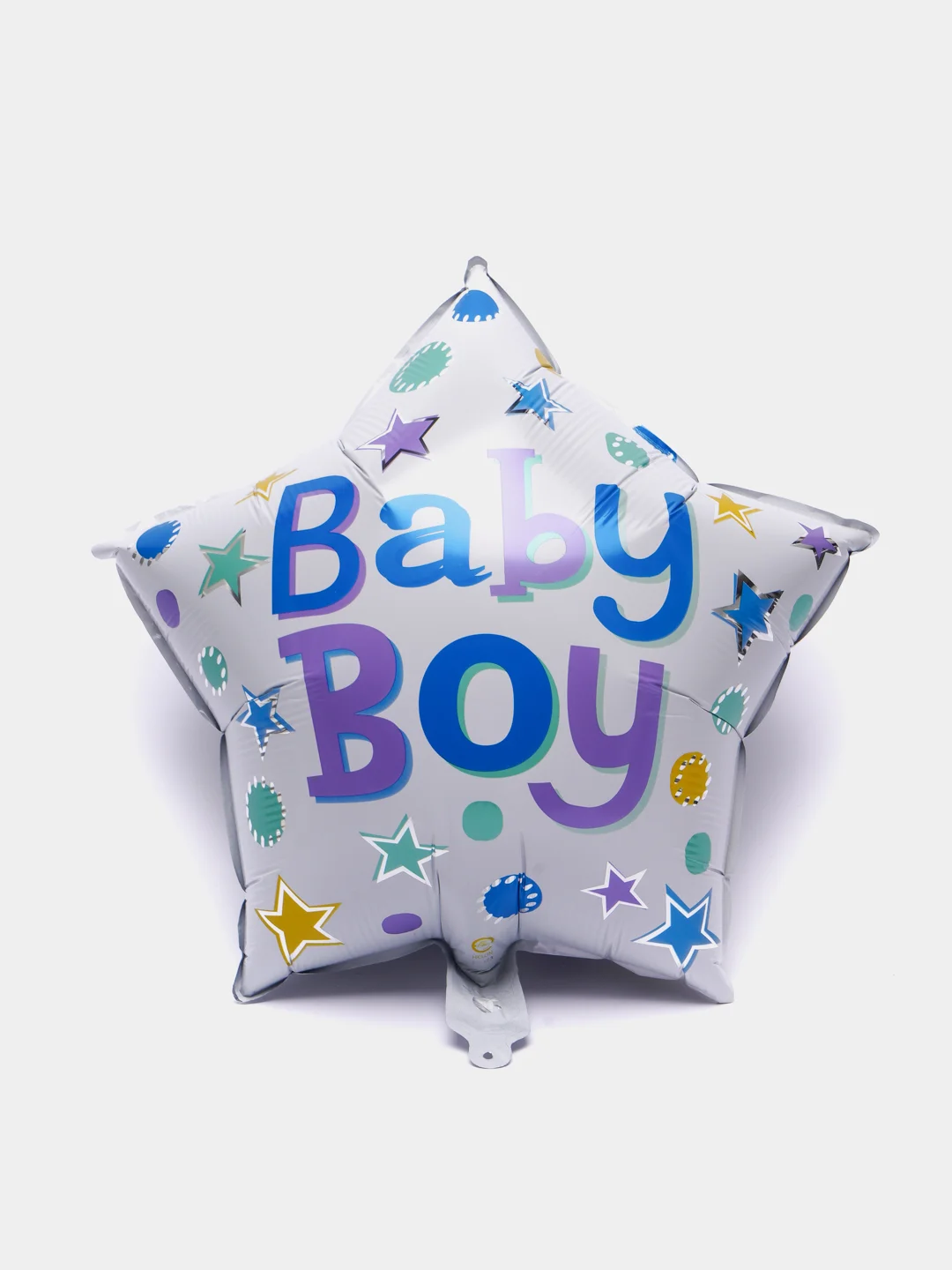 Синий фольгированный воздушный шар. Baby Boy и Baby Girl