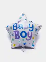 Синий фольгированный воздушный шар. Baby Boy и Baby Girl