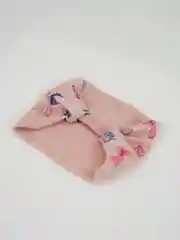 Коралловый меланж косынка для девочки летняя, на резинке