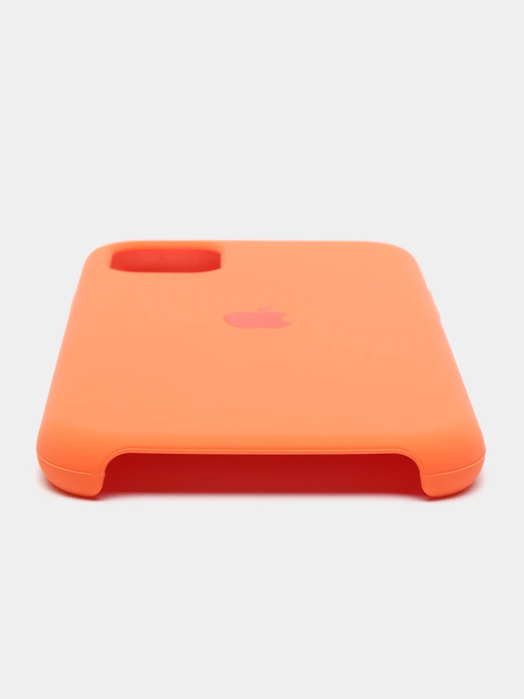 Оранжевый чехол Silicone Case для iPhone 11
