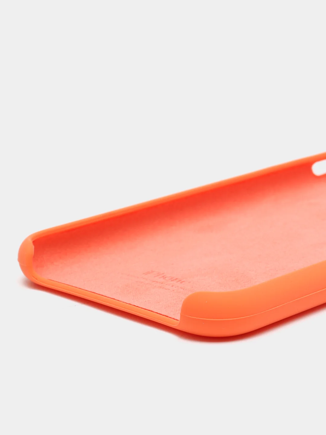 Оранжевый чехол Silicone Case для iPhone 11