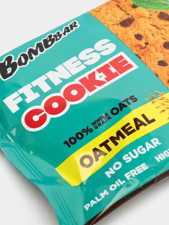 Печенье BOMBBAR "Шоколад-мята", неглазированное, овсяное, 40 г купить ...