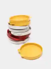 Зеленый крышка п/э для холодного консервирования, 10 штук