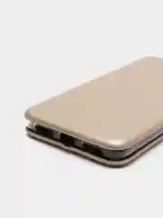 Золотой чехол-книжка для Xiaomi Redmi Note 4X