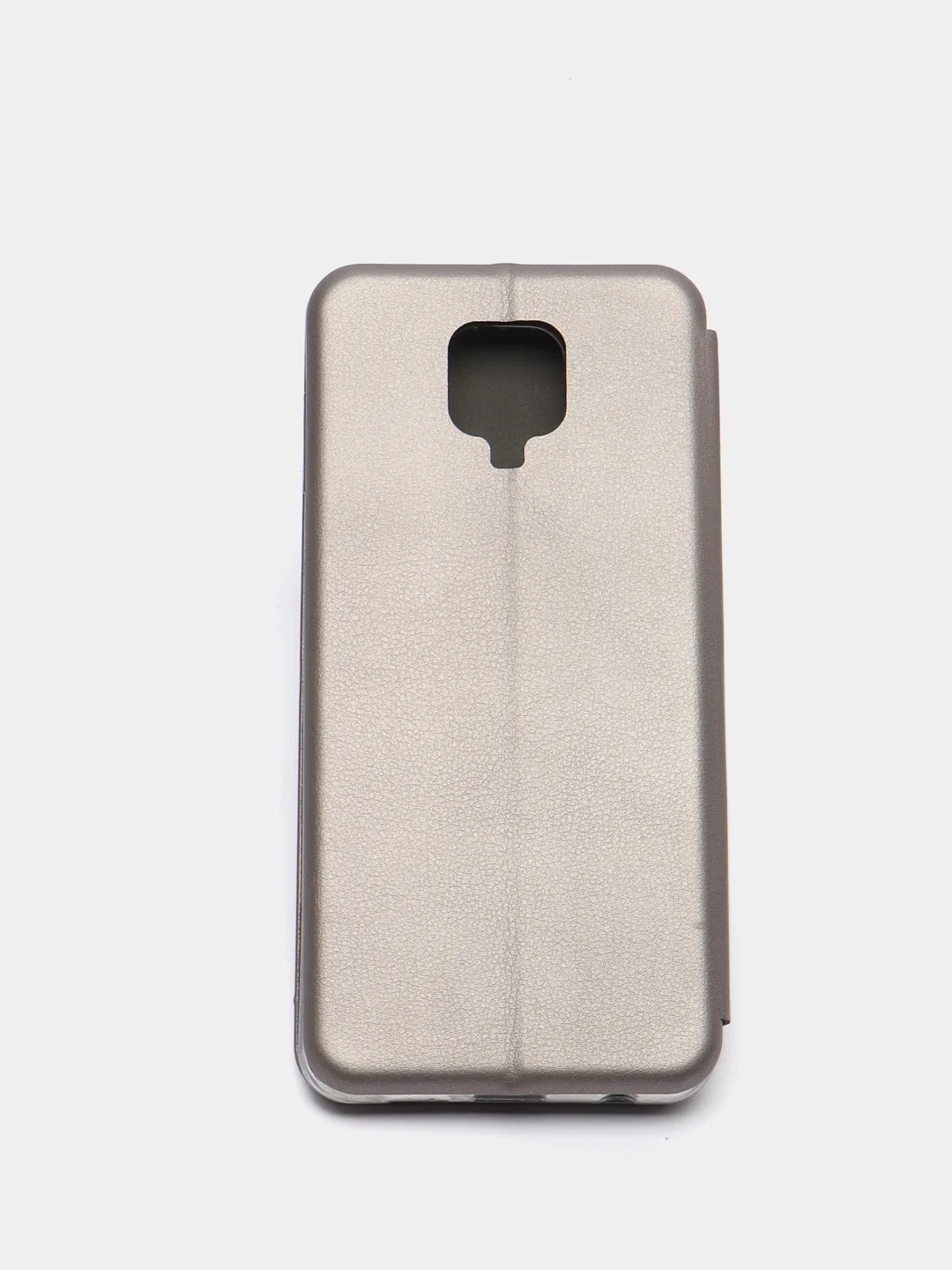 Серебряный чехол-книжка Xiaomi Redmi Note 9 Pro / Note 9s / Note 9 Pro Max, Сяоми Редми Нот 9 Про, 9с