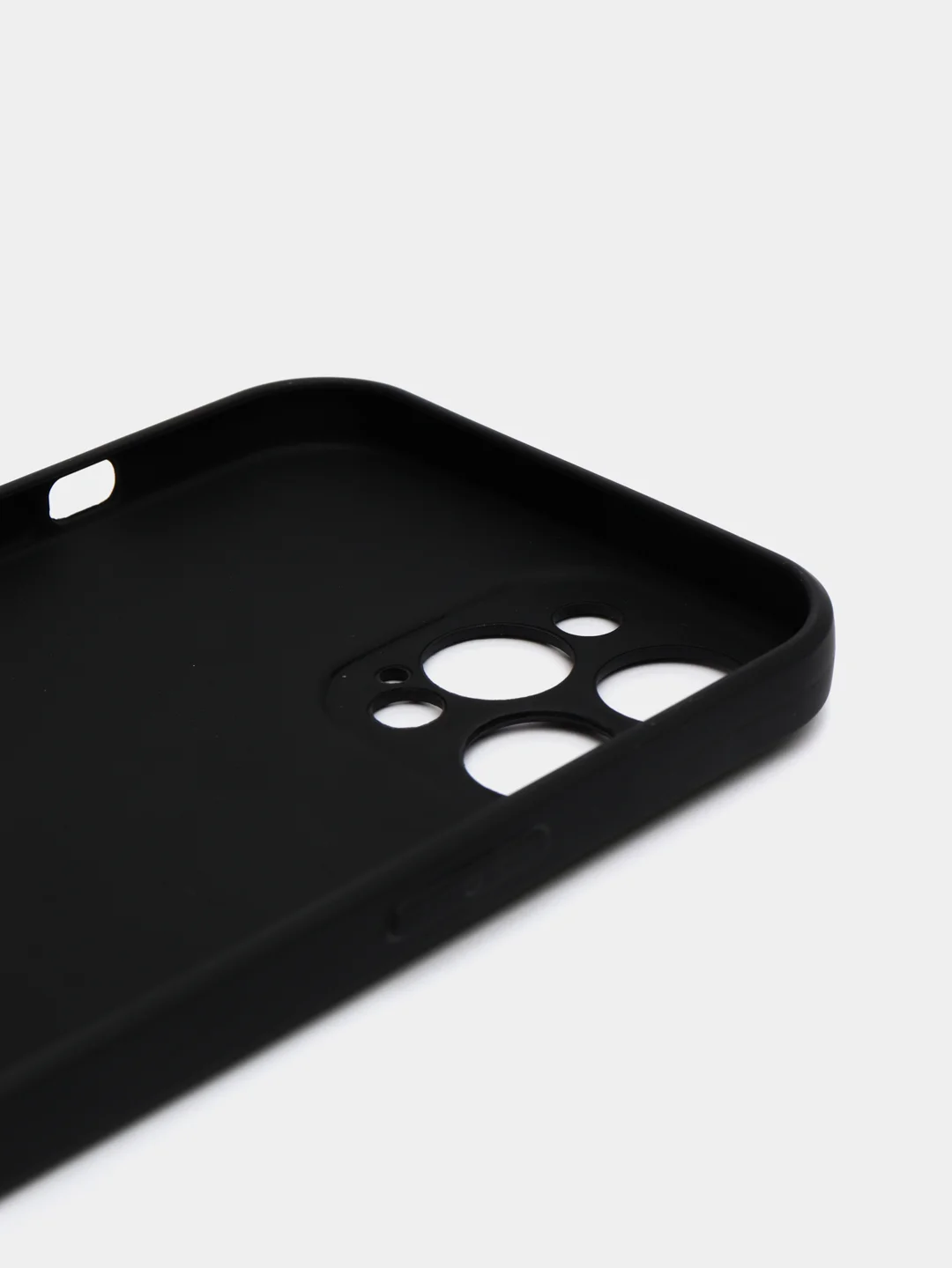 Черный силиконовый чехол для iPhone 12, 12 pro, 12 pro max