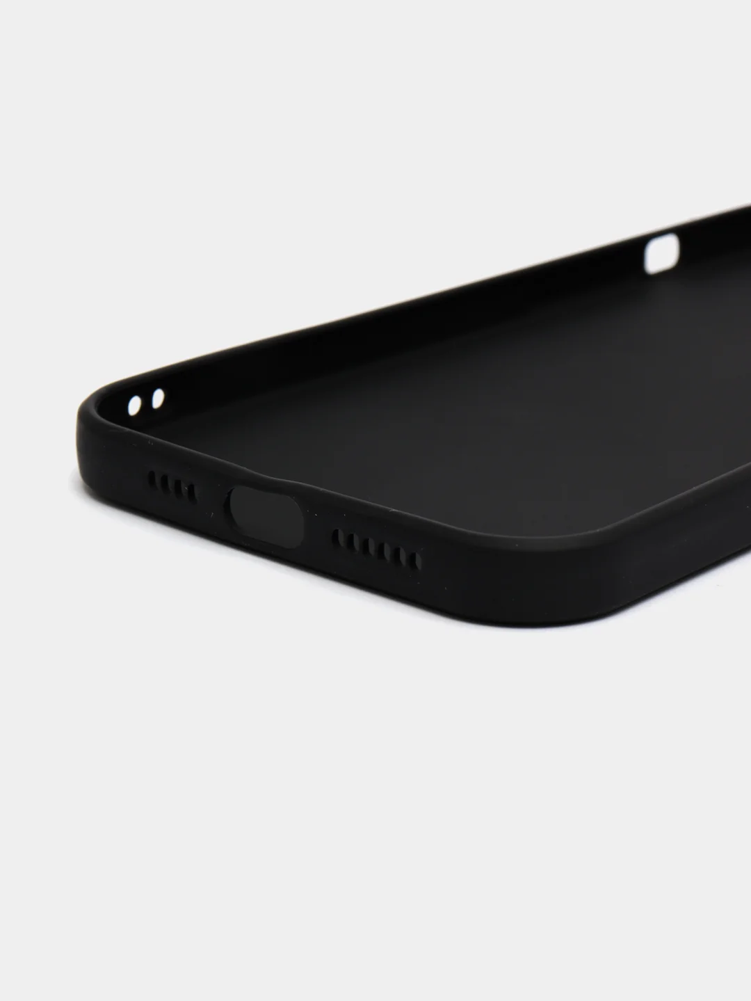Черный силиконовый чехол для iPhone 12, 12 pro, 12 pro max