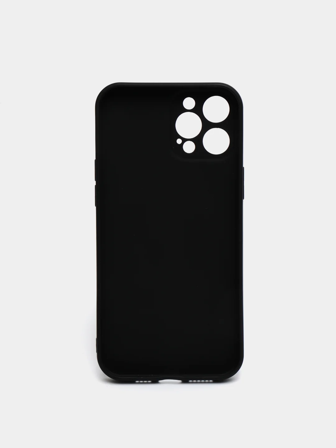Черный силиконовый чехол для iPhone 12, 12 pro, 12 pro max
