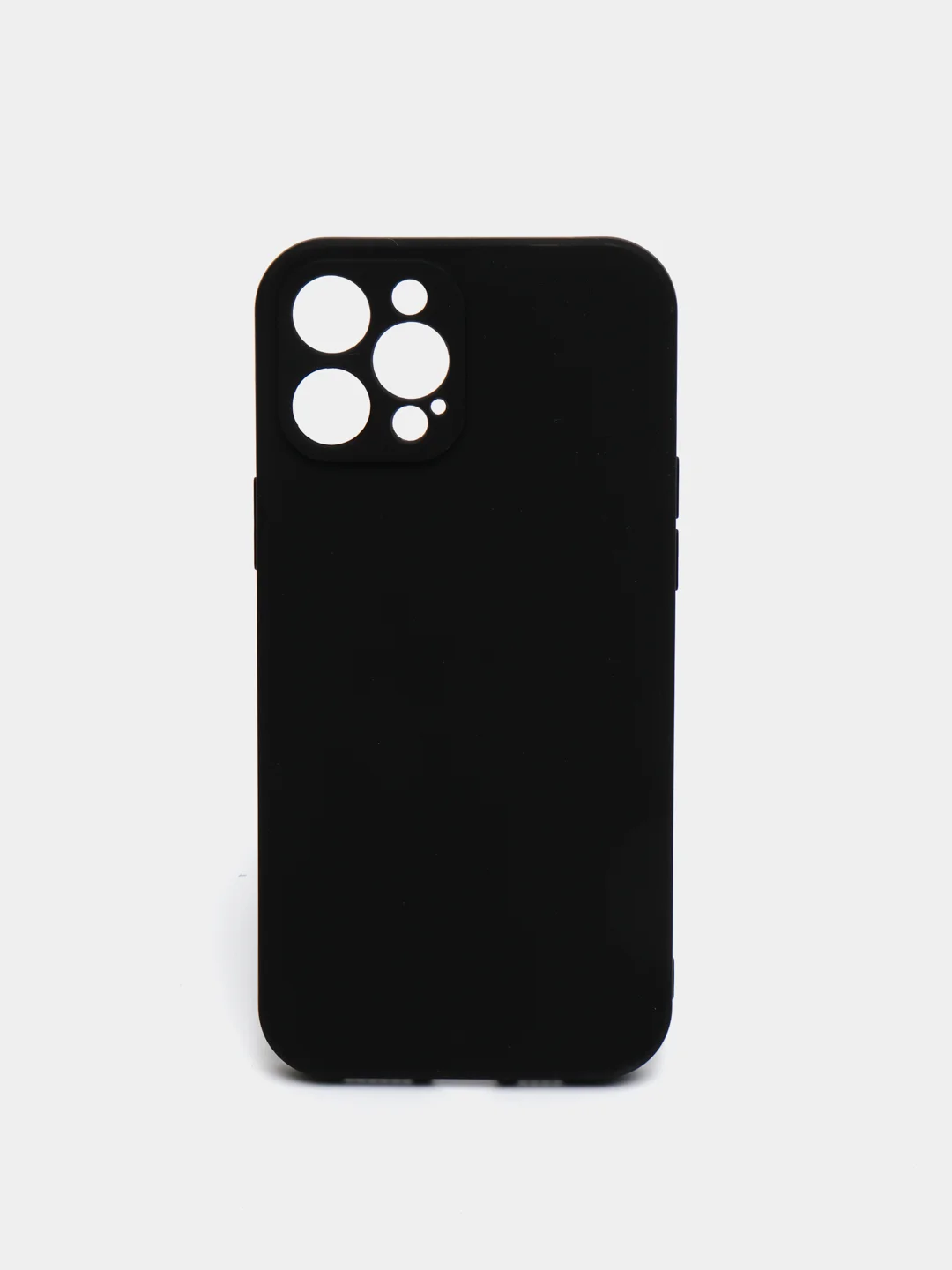 Черный силиконовый чехол для iPhone 12, 12 pro, 12 pro max