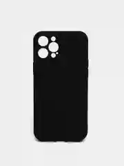 Черный силиконовый чехол для iPhone 12, 12 pro, 12 pro max