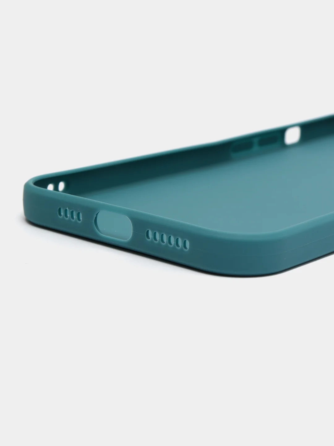 Тёмно-зелёный силиконовый чехол для iPhone 12, 12 pro, 12 pro max