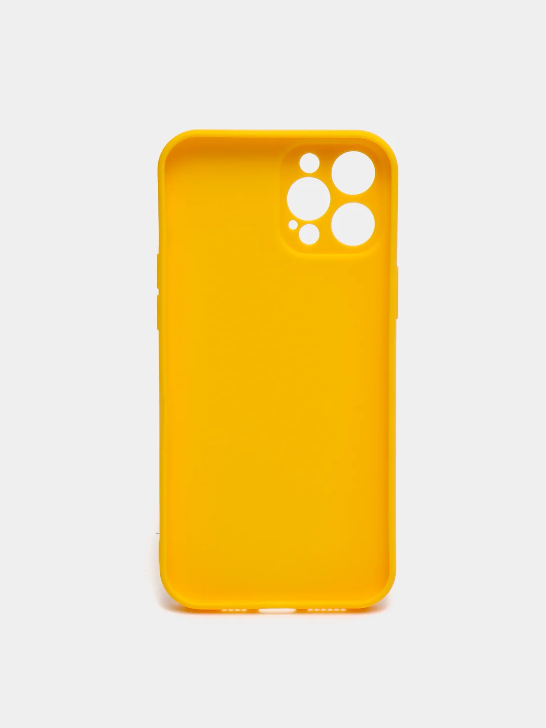 Желтый силиконовый чехол для iPhone 12, 12 pro, 12 pro max