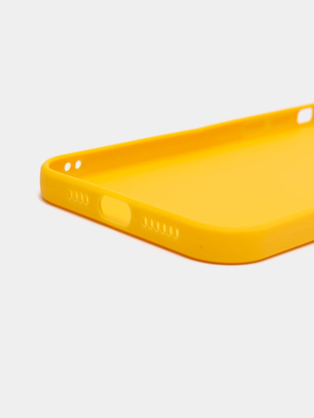 Желтый силиконовый чехол для iPhone 12, 12 pro, 12 pro max