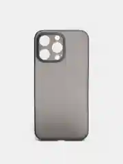 Серый ультратонкий чехол для iPhone 11, 12, 12 pro, 12 pro max, 13, 13 pro, 13 pro max